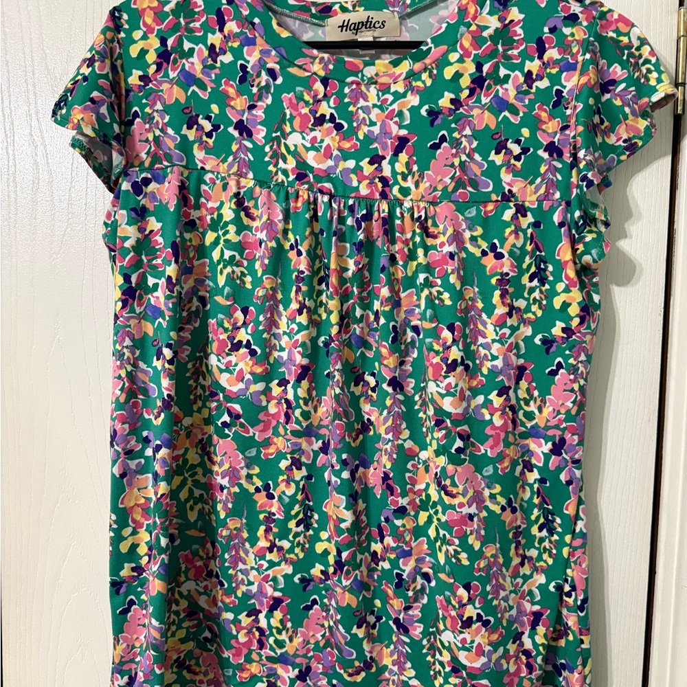Haptics Floral Multicolor Dress
